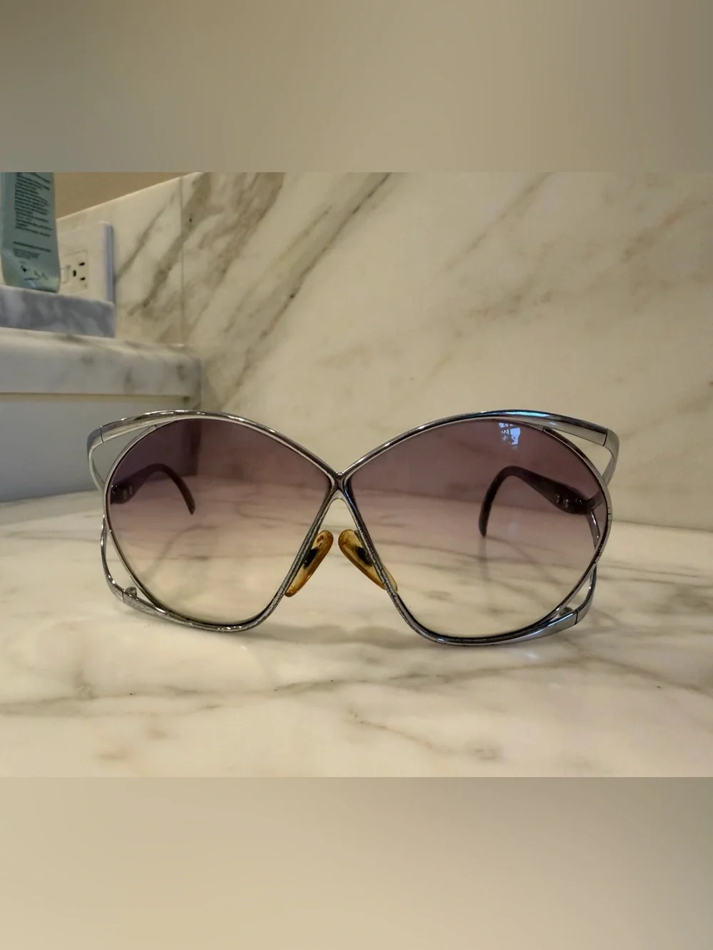 Christian Dior 2056 1980s  butterfly vintage sunglasses